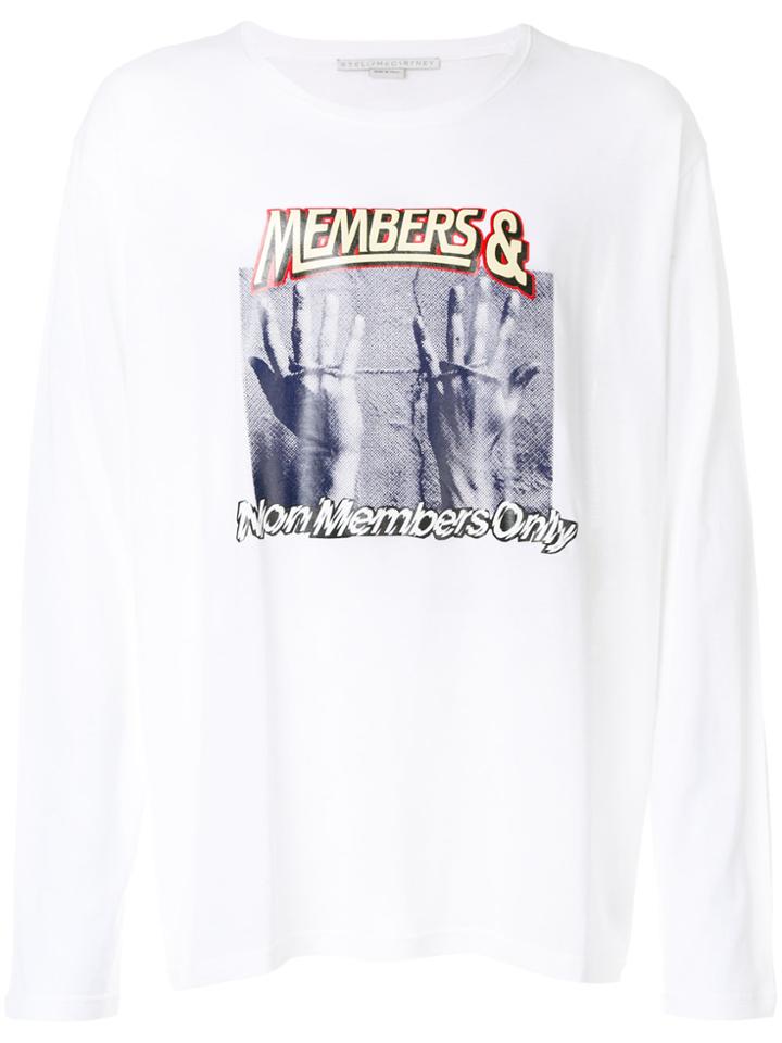 Stella Mccartney Members Print T-shirt - White