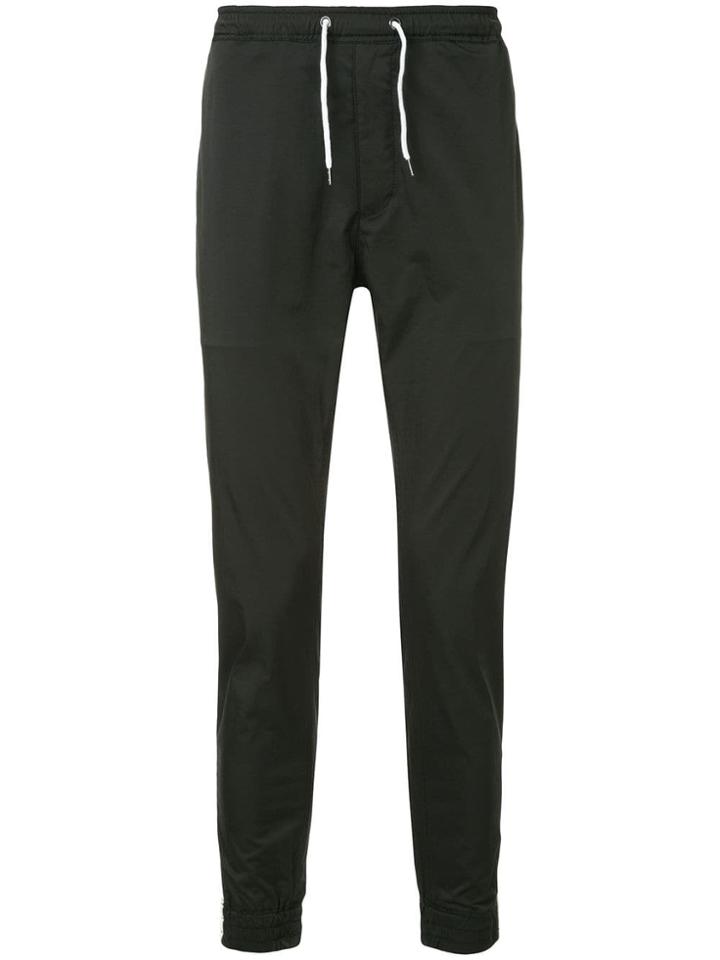 Monkey Time Drawstring Slim-fit Trousers - Black