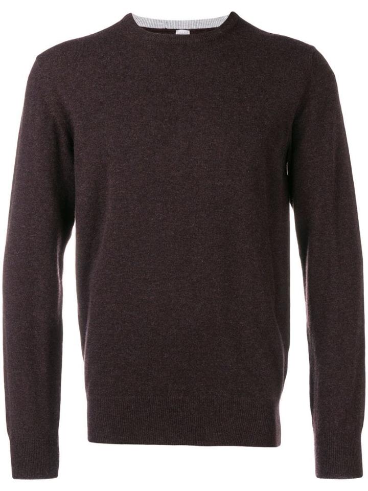 Eleventy Cashmere Knit Sweater - Brown
