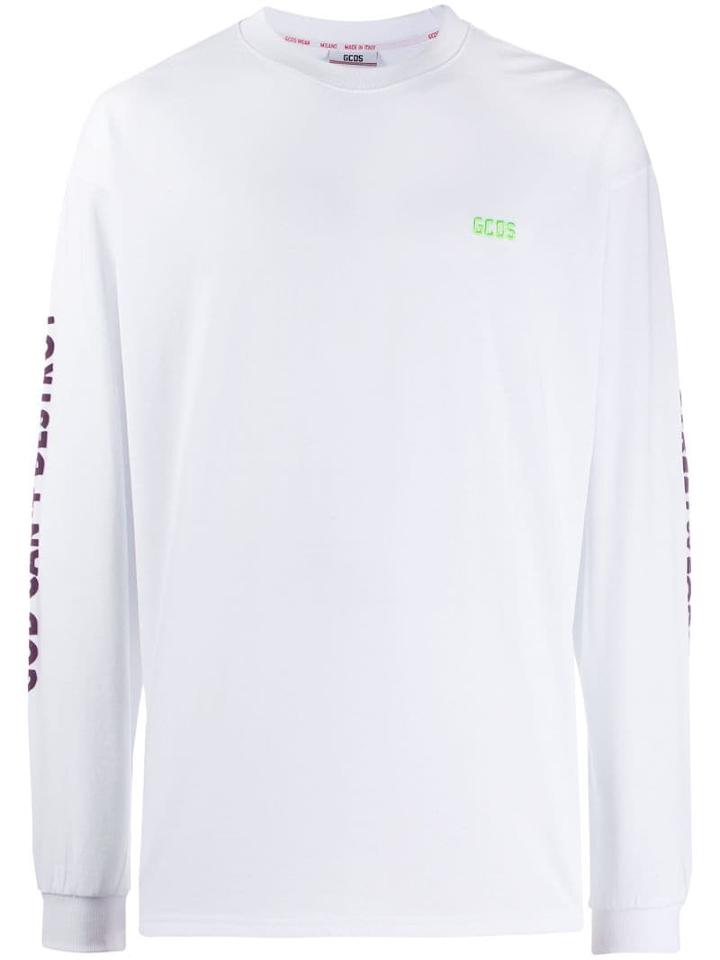Gcds Script Print Jumper - White