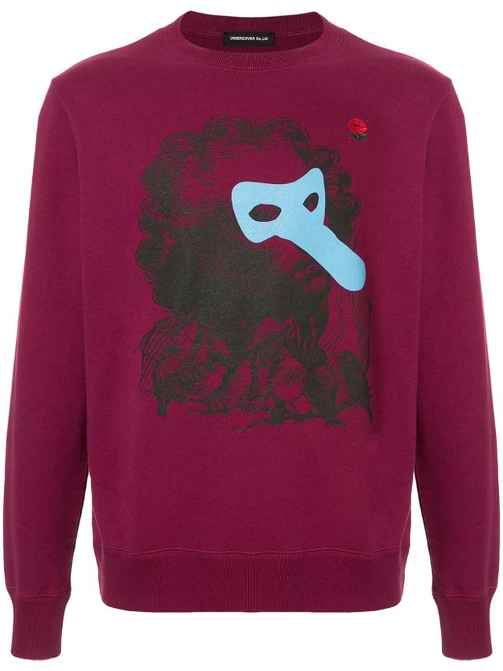 Undercover X Clockwork Orange Graphic Print Sweatshirt - Purple