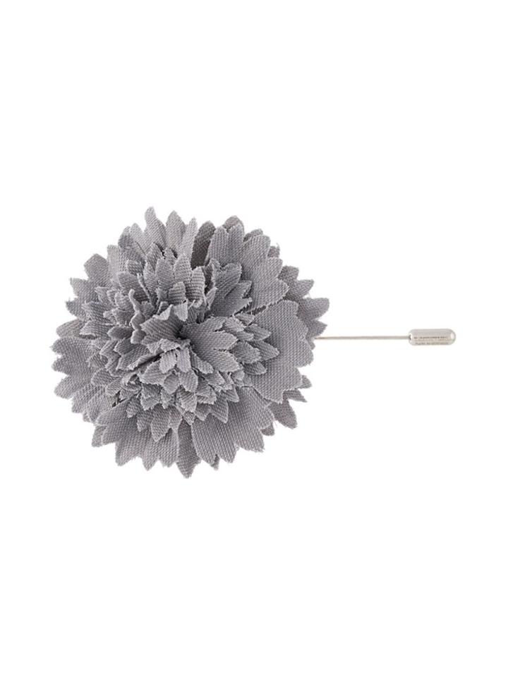 Lanvin Carnation Tie Pin - Grey