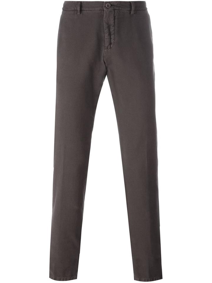 Etro Chino Trousers, Men's, Size: 48, Brown, Cotton/cashmere