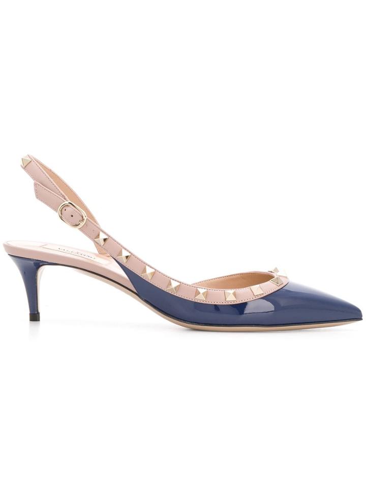 Valentino Valentino Garavani Rockstud Sling-back Pumps - Blue