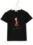 Dolce & Gabbana Kids Mambo Embroidered T-shirt, Boy's, Size: 12 Yrs, Black