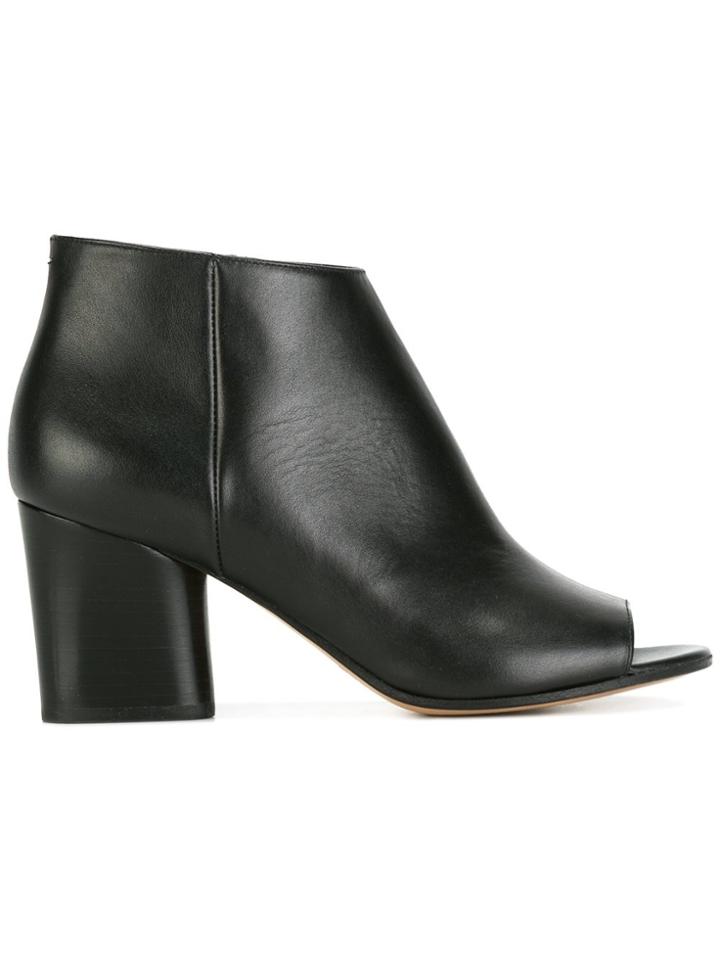 Maison Margiela Open Toe Ankle Boots - Black