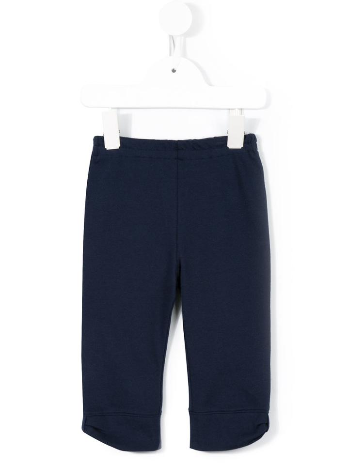 Familiar - Hem Detail Trousers - Kids - Cotton/nylon/polyurethane - 4 Yrs, Blue