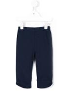 Familiar - Hem Detail Trousers - Kids - Cotton/nylon/polyurethane - 4 Yrs, Blue