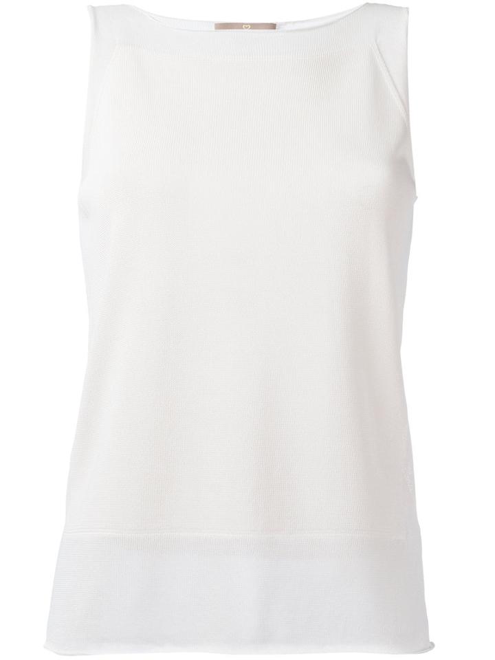 Cruciani Sleeveless Blouse, Women's, Size: 40, Nude/neutrals, Viscose