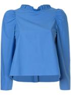 Atlantique Ascoli Ruffled Blouse - Blue