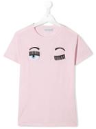Chiara Ferragni Kids Teen Flirting T-shirt - Pink