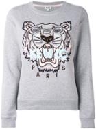 Kenzo - Tiger Sweatshirt - Women - Cotton/spandex/elastane - S, Grey, Cotton/spandex/elastane