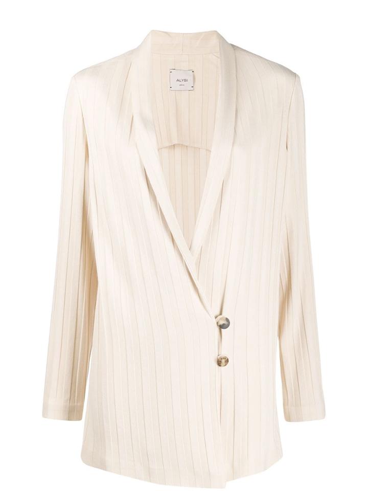 Alysi Side Button Jacket - Neutrals