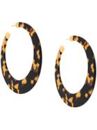 Gas Bijoux Lodge Nu Hoop Earrings - Brown