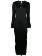 Loewe Split Side Long Dress - Black