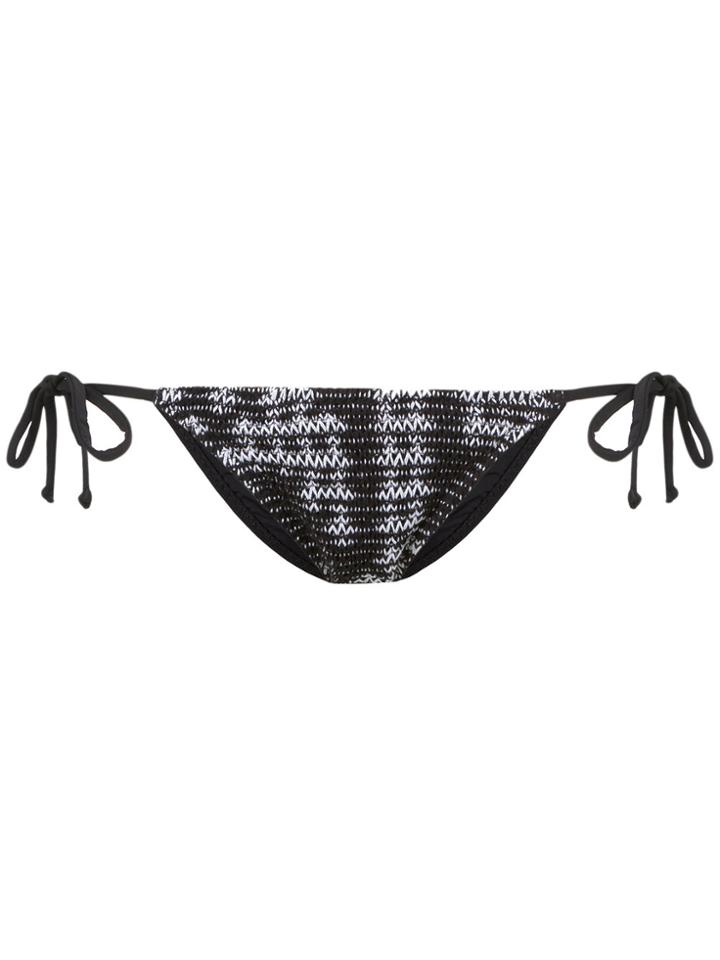 Cecilia Prado Knit Bikini Bottom - Black