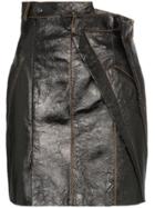 Situationist Super High-waisted Mini-skirt - Black
