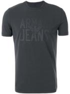 Armani Jeans Logo Print T-shirt - Grey