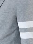 Guild Prime - Striped Sleeve Blazer - Men - Nylon/polyurethane/rayon - 3, Grey, Nylon/polyurethane/rayon
