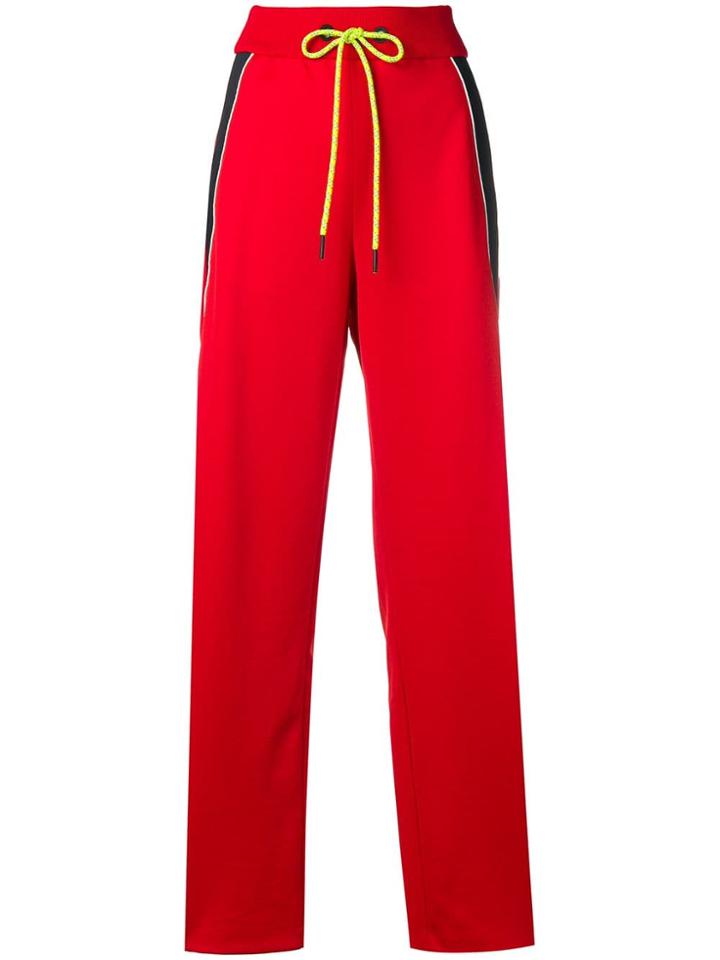 Iceberg Paneled Track Pants - Red
