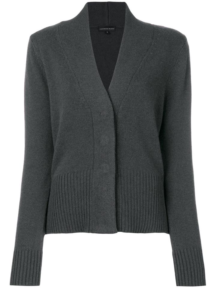 Cashmere In Love Sophia Cardigan - Grey