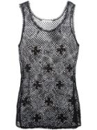 Chloé Sleeveless Crochet Top, Women's, Size: Small, Black, Cotton/polyamide