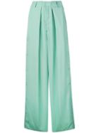 Golden Goose High Waisted Trousers - Green