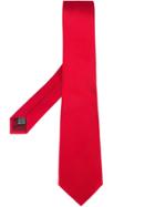 Fashion Clinic Timeless Woven Silk Tie - Red