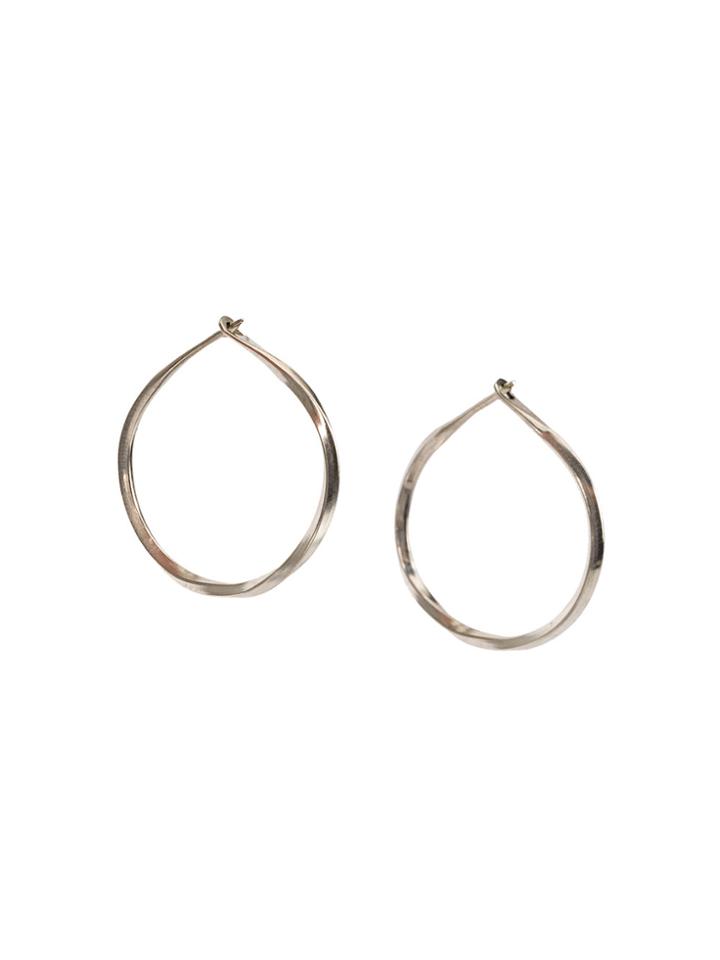 Werkstatt:münchen Small Hoop Earrings - Metallic