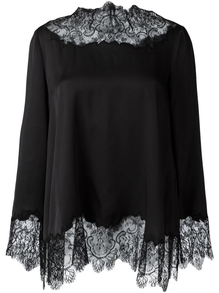Ermanno Scervino Lace Trim Blouse