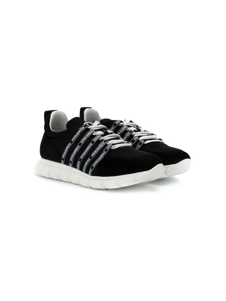 Dsquared2 Kids Teen Lo-top Running Sneakers - Black