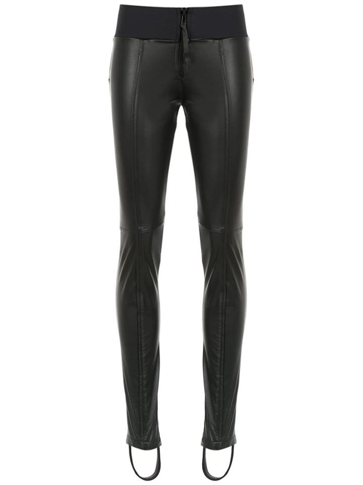 Andrea Bogosian Skinny Leather Trousers - Black
