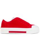 Alexander Mcqueen Low Cut Lace-up Sneakers - Red