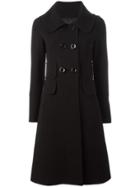 Herno Double Breasted Coat - Black