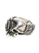 Werkstatt:münchen Rose Skull Ring - Metallic