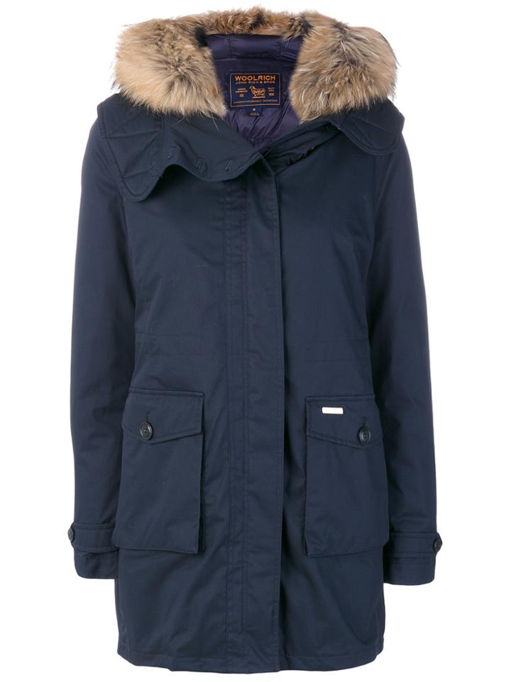 Woolrich Fur Hood Parka - Blue