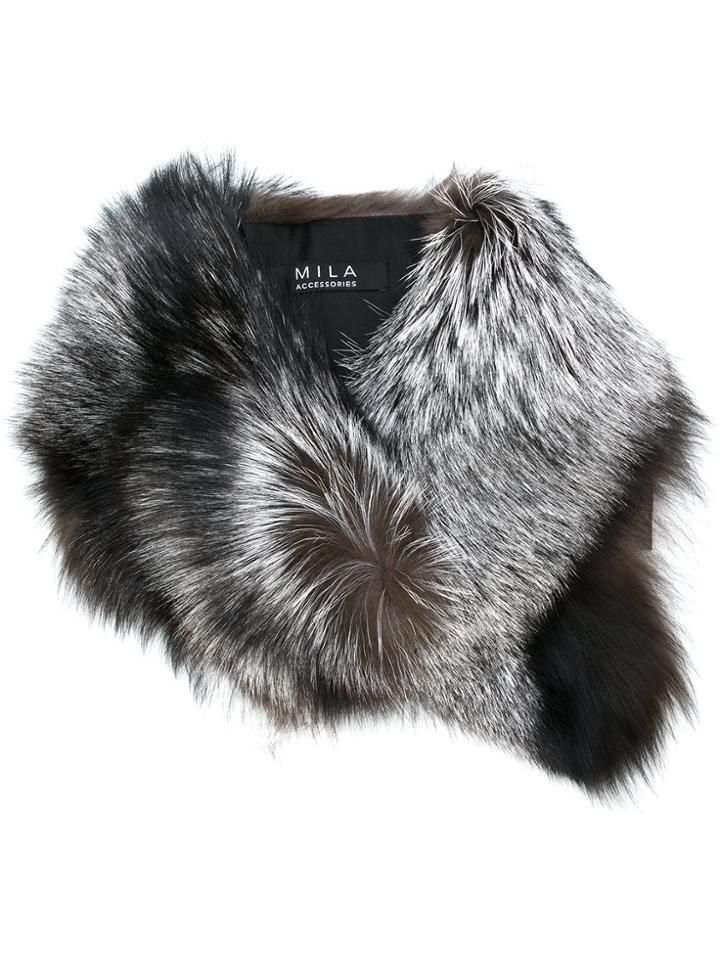 Cara Mila Mini Duchess Scarf - Grey