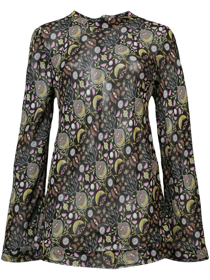 Chloé Abstract Print Blouse - Black