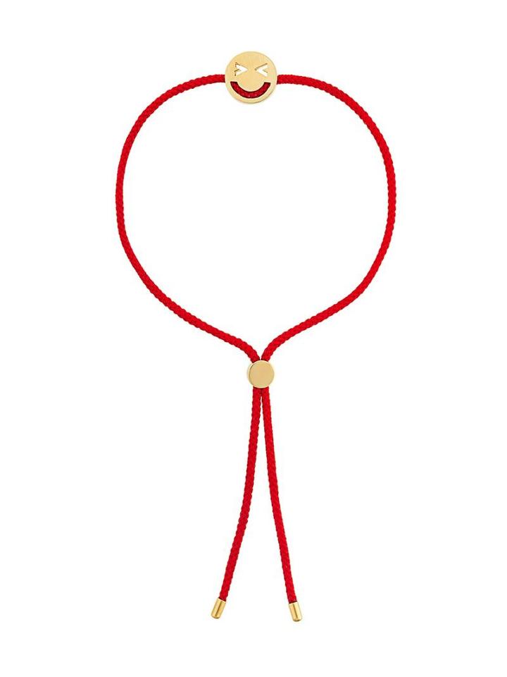 Ruifier Smile Pendant Bracelet, Women's, Red