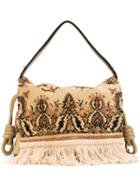 Loewe - Flamenco Flap Tapestry Bag - Women - Cotton/leather - One Size, Brown, Cotton/leather