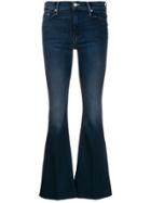 Mother Low Rise Kick Flared Jeans - Blue