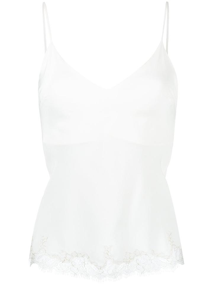 Gilda & Pearl Aurora Cami Top, Women's, Size: Small, White, Silk