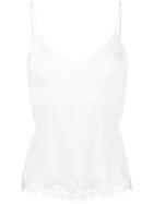 Gilda & Pearl Aurora Cami Top, Women's, Size: Small, White, Silk
