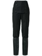 Adriana Degreas - High Waist Trousers - Women - Cotton/spandex/elastane - G, Black, Cotton/spandex/elastane