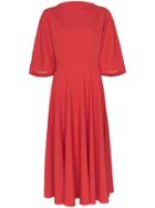 Roksanda Bow Detail Mid-length Dress - Red