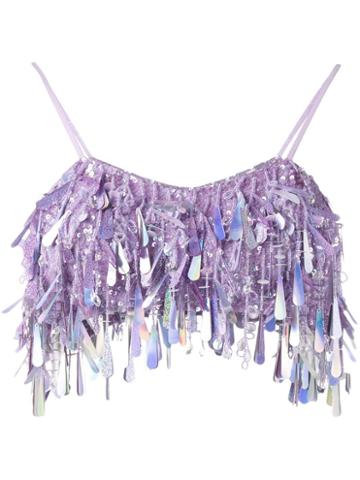 Ashish Sequin Crop Top