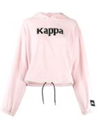 Kappa Drawstring Logo Hoodie - Pink
