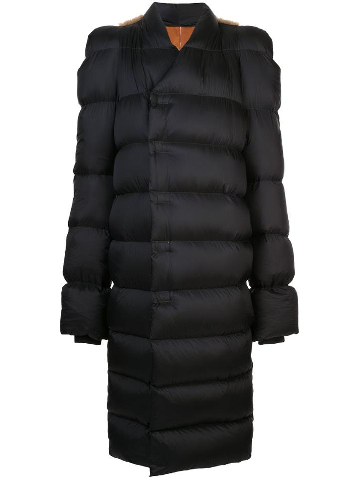 Rick Owens New Duvet Padded Coat - Black