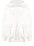 See By Chloé Drawstring Hooded Sweater - White