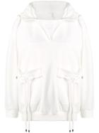 See By Chloé Drawstring Hooded Sweater - White